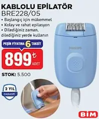PHİLİPS BRE228/05 KABLOLU EPİLATÖR EPİLASYON ALETİ